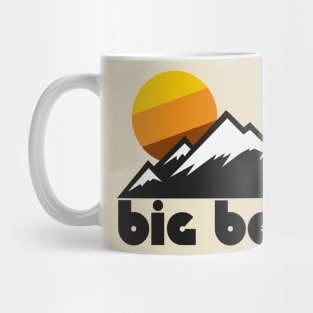 Retro Big Bear ))(( Tourist Souvenir Travel California Design Mug